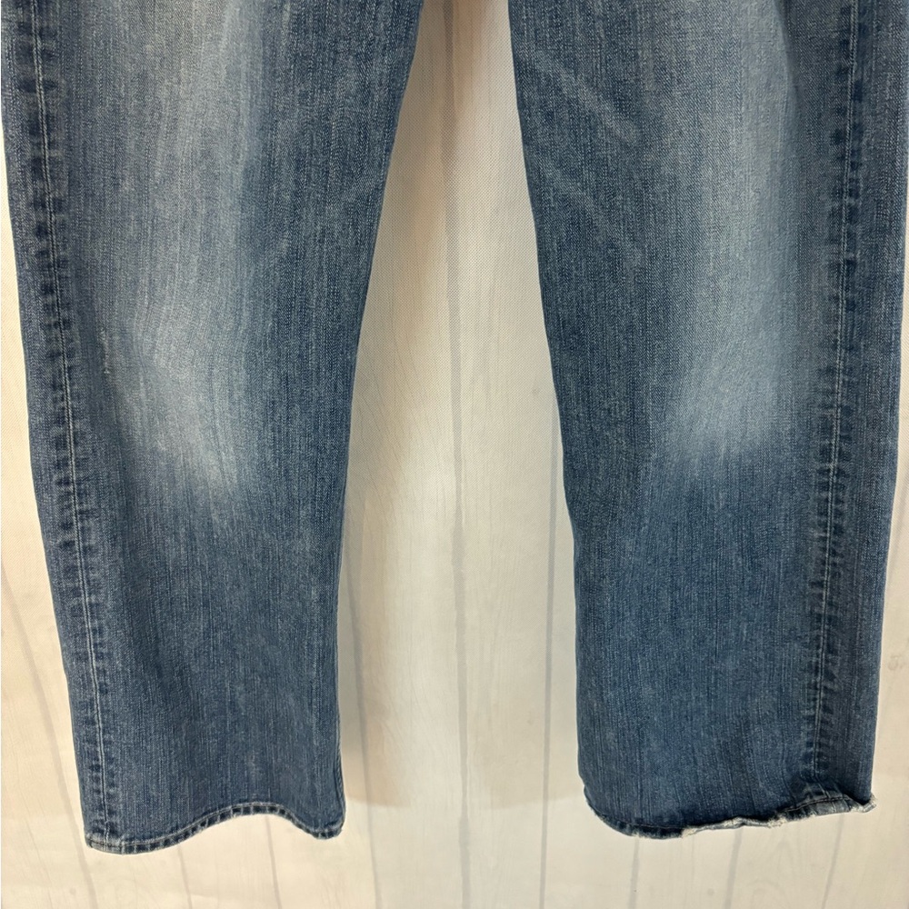 American Eagle Mens 31/30 Relaxed Straight Leg Jeans Medium Wash Blue De… - Picture 3 of 16